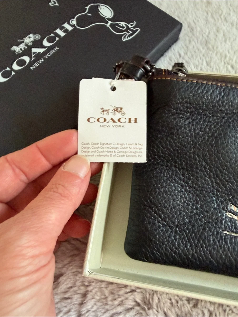 Coach x Peanuts NWT Wristlet